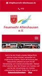 Mobile Screenshot of feuerwehr-allershausen.de