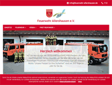 Tablet Screenshot of feuerwehr-allershausen.de